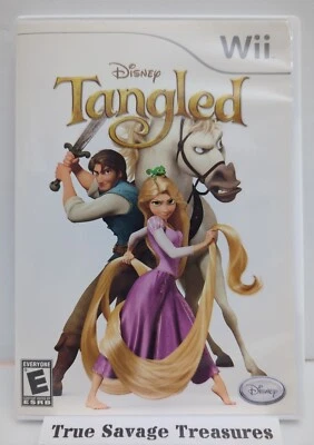 Disney Tangled (Nintendo Wii, 2010) CIB, Original Label - Image 1 of 4
