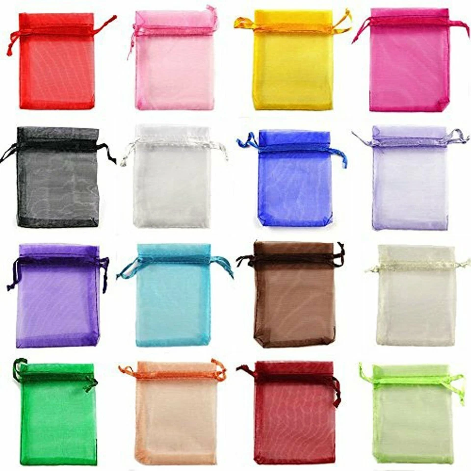 Organza Bag Gift Bags Wedding Party Favour Candy Jewellery Pouch Large / Small - Image 1 of 1