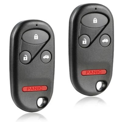 2 Keyless Entry Remote Key Fob for 1997 1998 1999 2000 2001 Honda CR-V E4EG8DJ - Image 1 of 4