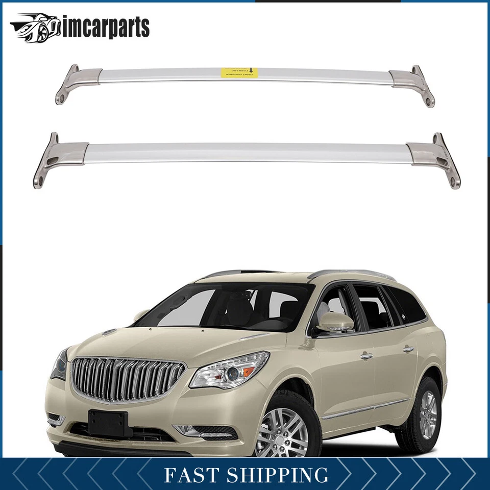Roof Rack Cross Bar For 2008-2017 Buick Enclave Luggage Baggage Cargo Carrier - Image 1 of 4