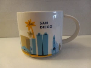 Taza de café Starbucks You Are Here Collection San Diego 14 OZ 2013 - Imagen 1 de 4