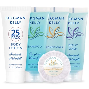 BERGMAN KELLY - Hotel Toiletries Bundle - Tropical Waterfall, 1 Oz Each, 125 Pie - Bild 1 von 12