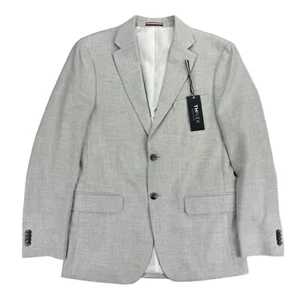 Tommy Hilfiger Herren TH Flex Modern Fit Weave Sport Mantel Grau 38R - Bild 1 von 4