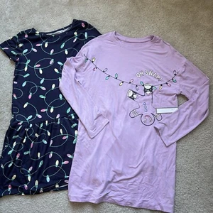 Girls Festive Holiday 2 Piece Dress Set, Size L (10/12), NWT - Picture 1 of 7