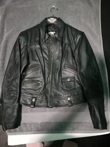 HARLEY DAVIDSON DAMEN MOTORRADJACKE LEDER KLEIN - Bild 1 von 4