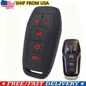 Silicone Key Case For FORD Mustang F-150 EXPLORER Remote Fob Shell Cover - Bild 1 von 6