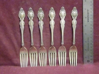 45pc 1881  Rogers  BAROQUE ROSE + 4 serving pieces flatware set - Image 1 of 4