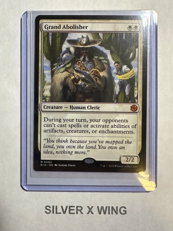 Grand Abolisher x1, MTG, Outlaws of Thunder Junction: The Big Score, BIG, NM - Image 1 of 1