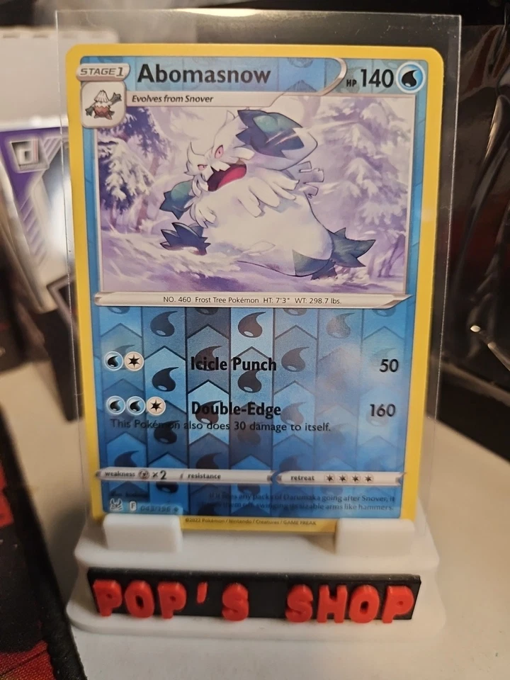 Abomasnow 043/196 Swsh11: Lost Origin Reverse Holo - Image 1 of 1