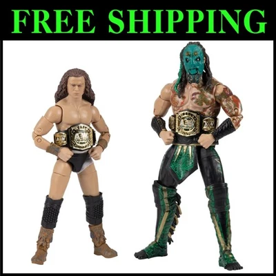 Paquete de 2 figuras AEW incomparables de Jurassic Express Foto 1 de 4