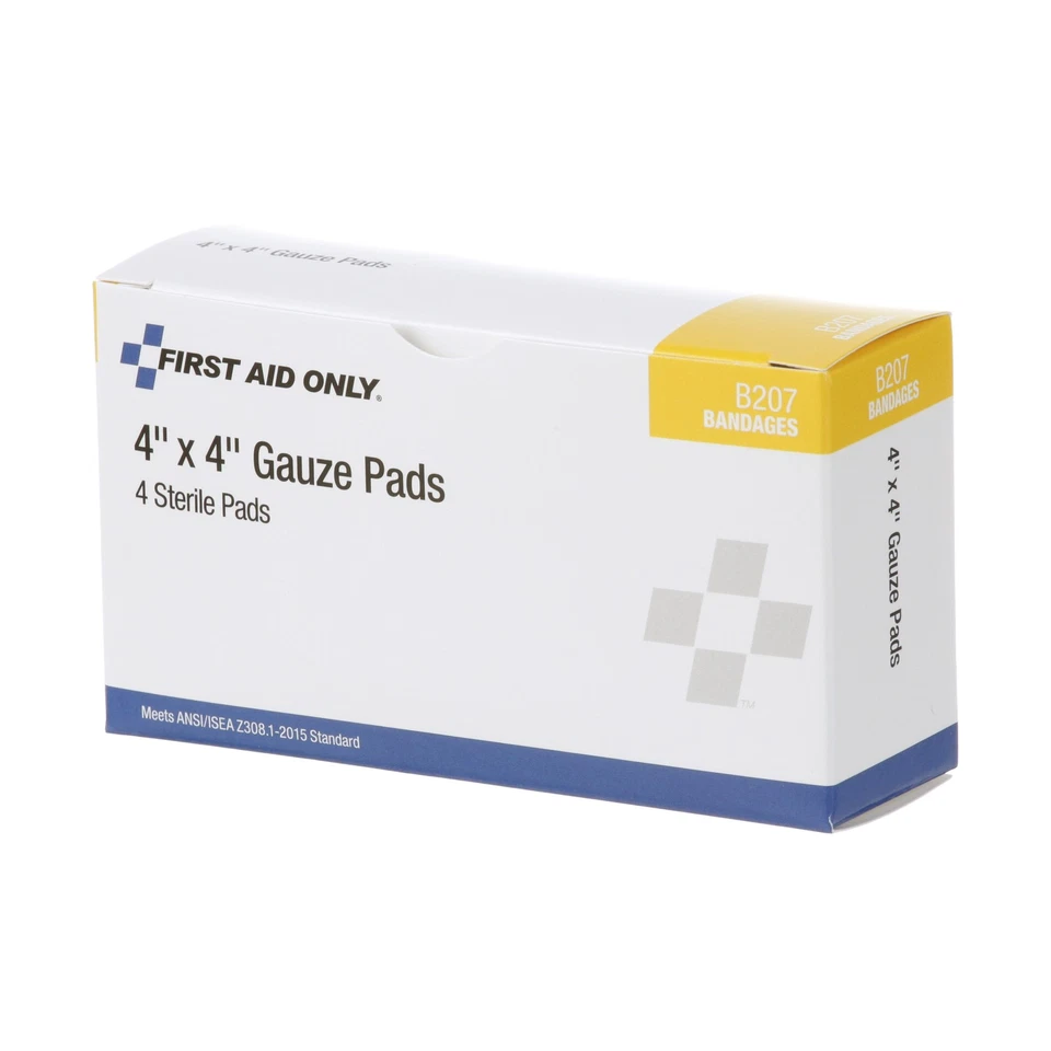 First Aid Only B207 4 in x 4 in Gauze Pads - Image 1 of 1