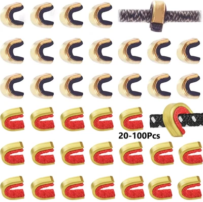 Brass Bow String Nock Points Arrows Bowstring Buckle Clip Nocking Points Archery - Image 1 of 4