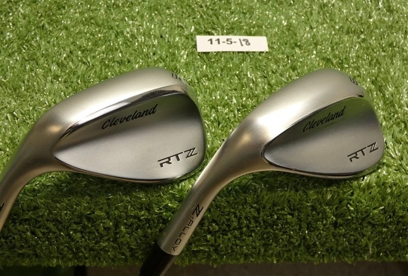 Cleveland RTZ Left Hand 54/60* 12/10* Sand/Lob Wedge Set DG S400 Onyx Steel - Image 1 of 4
