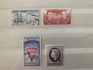 ROSS DEPENDENCY 1967 NEW CURRENCY SET 4v SG5/8 MLH MINT - Picture 1 of 1