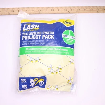 (100-Pk) Clips niveladores de azulejos QEP y sistema de cuñas proyecto 1/16" 99741 Foto 1 de 4