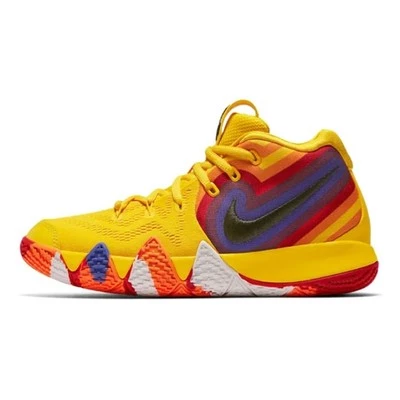 Tênis de basquete Nike Kyrie 4 anos 70 pacote décadas amarelo EUA 4Y 943807-700 - Imagem 1 de 4