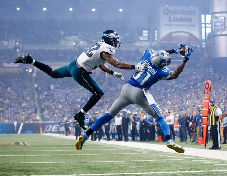 Detroit Lions Calvin Johnson 8x10 Photo NFL Football Print - Image 1 of 1