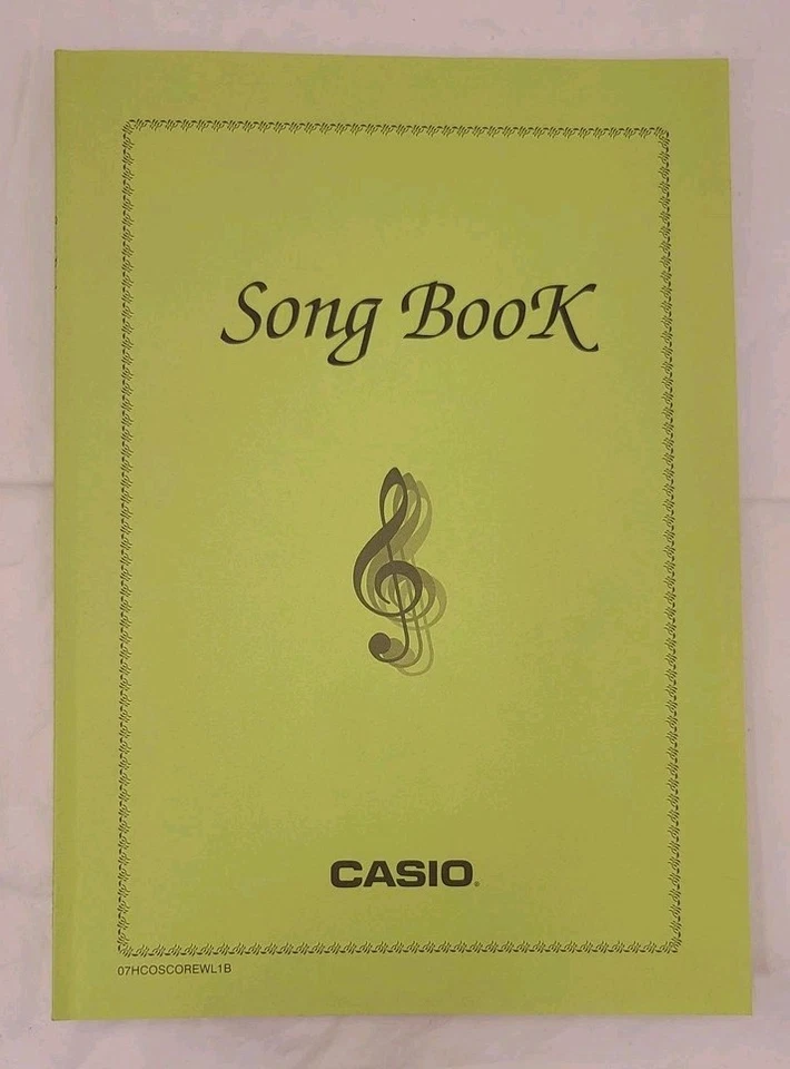 Libro de canciones Casio piano teclado partituras 07HOSCOREML1B canciones clásicas del mundo Foto 1 de 4