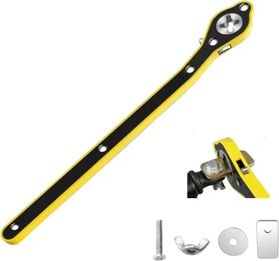 GONFREN 13 Inch Auto Labor-Saving Jack Ratchet Wrench for Scissors Car Jack,...