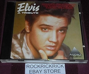 ELVIS PRESLEY - ELVIS A TRIBUTE -18 TRACK CD- (CARL PERKINS,BILL HALEY & MORE) - Picture 1 of 3