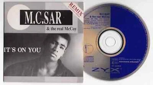 M.C.Sar & The Real McCoy Maxi-CD IT'S ON YOU Remix 1990 BLUE DISC Cardsleeve NM- - Picture 1 of 1