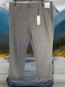 NWT-Calvin Klein Ck Gray Woven Dress Pants Size 38 X 32 MSRP $80 - Picture 1 of 8