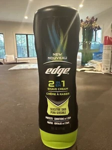 Edge 2 In 1 Shave Cream Protects & Conditions Sensitive Skin 6 oz Ships Out FAST - Picture 1 of 2
