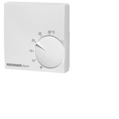 Reissertherm Aufputz - Raumthermostat  extra flach, 5-30 C, AC230V, weiß - Bild 1 von 2