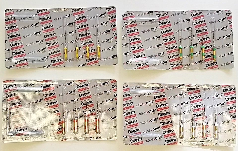 Waveone Gold Wave One Archivo de endodoncia Canal raíz Dentsply 1 - 4pk  Foto 1 de 1