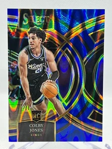 COLBY JONES RC 2023-24 Panini Select #132 Premier BLUE TECTONIC PRIZM /99 - Picture 1 of 2