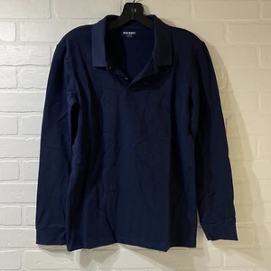 NEW - Lot of 2 Old Navy Long Sleeve Pique Polo Navy Uniform - XL (14-16) - Picture 1 of 6