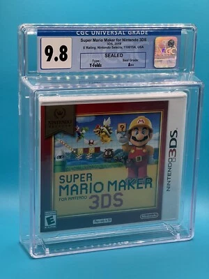 Nintendo 3DS Super Mario Maker Graded New 9.8 A++ CGC - Image 1 of 2