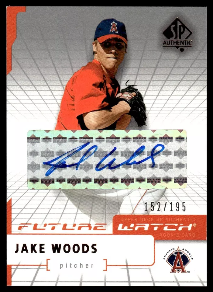 2004 SP Authentic Future Watch Autograph 152/195 Jake Woods Auto  Anaheim Angels - Image 1 of 2