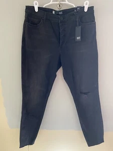 Kut From The Kloth Donna Fab Ab Ankle Skinny Damenjeans schwarz Größe 14 - Bild 1 von 12