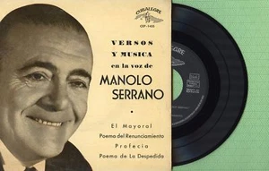 MANOLO SERRANO / El Mayoral, Profecia CUBALEGRE CEP 1455 Press Spain 1961 EP EX - Picture 1 of 5