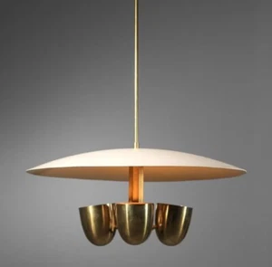 Lámpara colgante de techo moderna de mediados de siglo con 4 luces decoración de luces Sputnik - Imagen 1 de 10