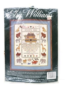Elsa Williams Counted Cross Stitch Two By Two By Nancy Bombard 02079 Bombard NEW - Picture 1 of 6