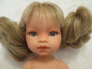 Nude Antonio Juan 31cm Vinyl Doll Emily Dark Blonde Hair Blue Eyes Child 12" - Picture 1 of 9