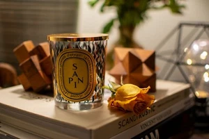 Empty diptyque Glass Candle Jar 6.5 oz SAPIN 2023 - Picture 1 of 4