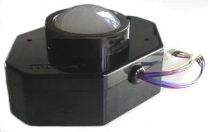 U-Trak FlushMount Arcade Trackball PEARL w/USB and Trim Genuine Ultimarc Product - Picture 1 of 9