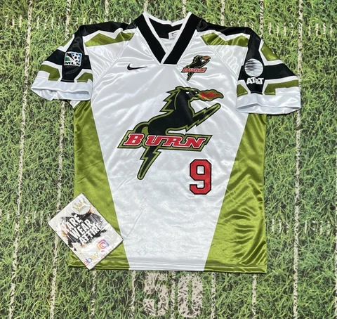 Vintage Nike Dallas Burn Jersey 1996 FC Dallas  Hugo Sanchez 9 Small Soccer Cover