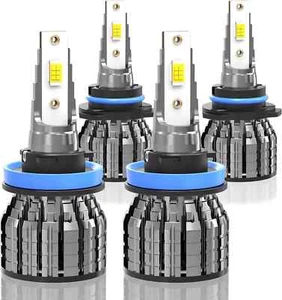 9005 and 9006     8000K LED Headlight HIGH/LOW Bulbs Kit - Picture 1 of 6