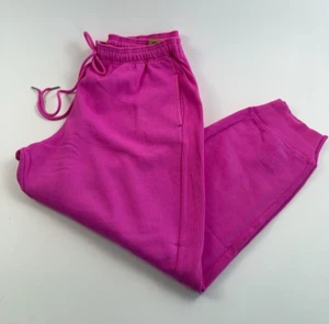 Pantalones deportivos Victoria's Secret con cordón para salón con bolsillo magenta XL NUEVOS CON ETIQUETAS - Imagen 1 de 14