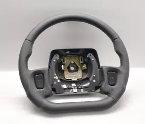 JEEP GRAND CHEROKEE ZJ STEERING WHEEL FLAT NEW LEATHER SPORT CUSTOM 1993-1995 - Picture 1 of 5