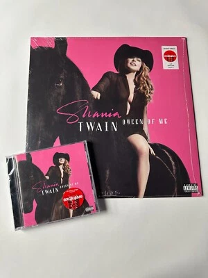 SHANIA TWAIN / Queen of Me EXCLUSIVE 2pk: TARGET PINK VINYL + TARGET CD w/ BONUS Foto 1 de 4