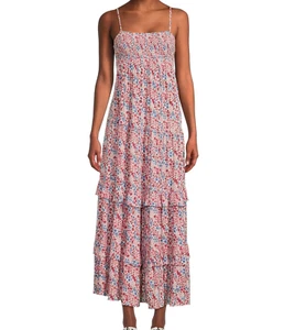 Romantic Gypsy Women's Maternity Sleeveless Smocked Maxi Dress-Medium - Picture 1 of 6