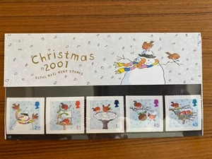 GB Great Britain Stamps - 2001 CHRISTMAS Presentation Pack No. 328 Set of 5 - Picture 1 of 1