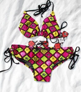 NWT Authentic Ed Hardy "Trellis" 2010 Swimsuit L “Rare” - Picture 1 of 1