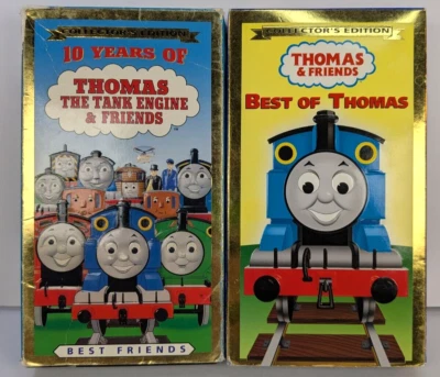 2 VHS's lot Thomas the Tank Engine Best of & 10 Years VHS Collectors Edition T89 - Image 1 of 4