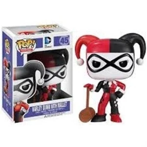 Funko Pop Heroes Harley Quinn w/ Mallet vINYL w/ Box Damage - Picture 1 of 3